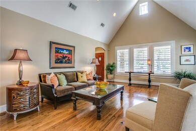 Beautiful Open Living area with High Ceilings.