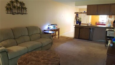 Alternate view from the living room into the kitch
