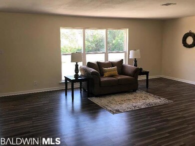 Living room portion of Living/Dining Combination