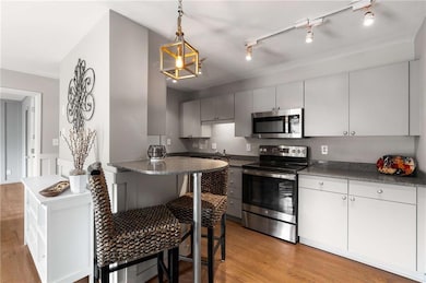 Kitchen with Built-In Breakfast Bar
