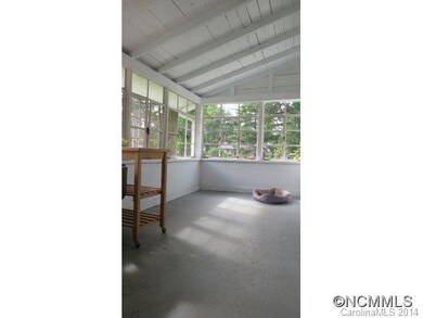 Covered back porch