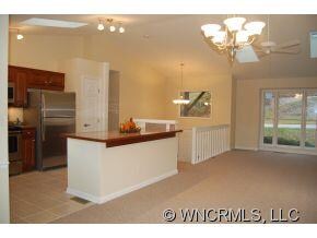 open plan with skylights