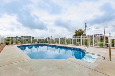 In-ground salt-water pool with privacy fence!