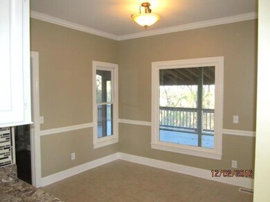 The breakfast nook adjacent to the kitchen for those informal meals with family.