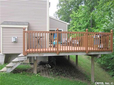 Exterior Back. Spacious, private deck for those fu