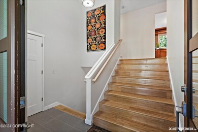 Wide Stairway to Main-Living Area