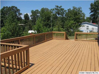 New large deck and recently stained.