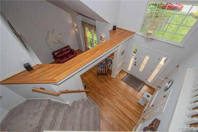 Entryway featuring light hardwood / wood-style flo