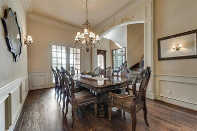 Oversized formal dining room is perfect for entert