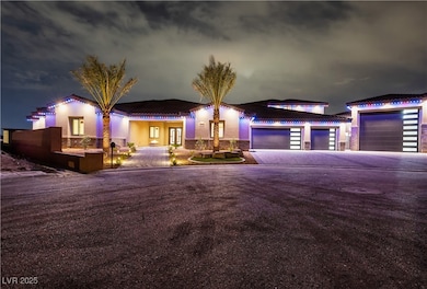 View of front of house with stucco siding and fren
