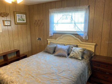 The master bedroom is located to the right of the 