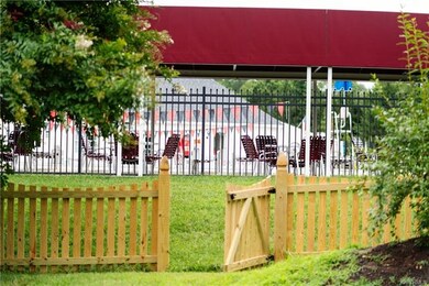 Rear fence gate for pool and clubhouse access!