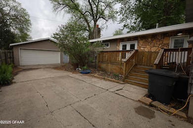 driveway/back deck
