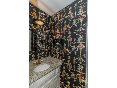 Half Bath with Granite Countertops
