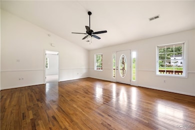Additional view of the spacious living room.