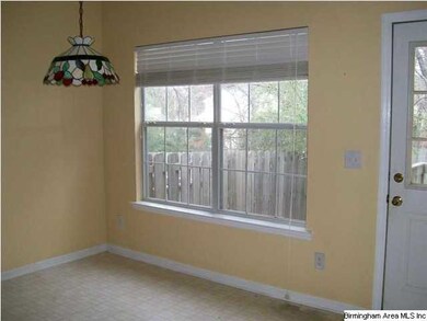 eating area of kitchen