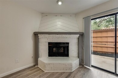 Updated fireplace