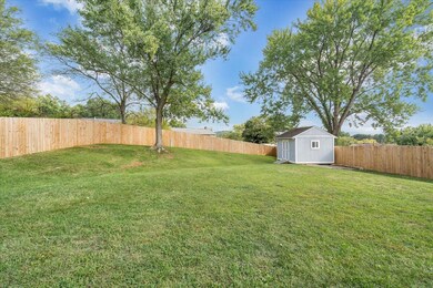 Large private back yard