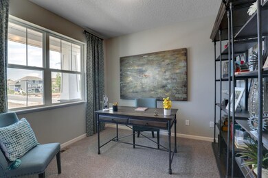 The flex room can be a nice office, library or a t