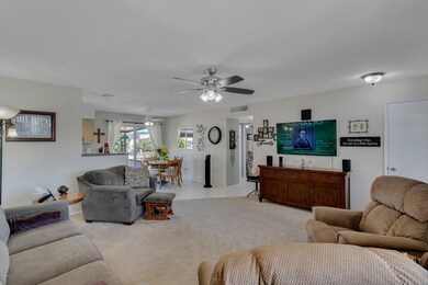 Fan in living room