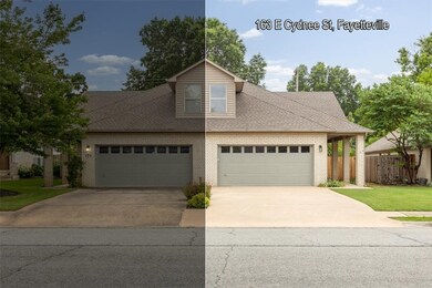 The right side of the townhome