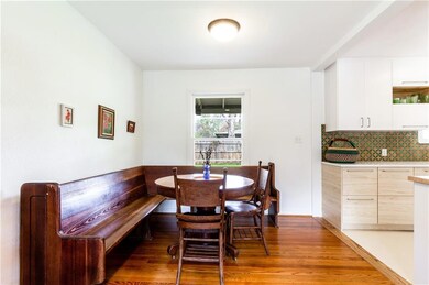 Dining area right off kitchen.