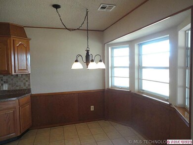 Dining Area with bay windows