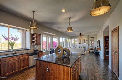 Kitchen overlooking Family Room