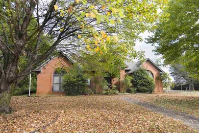 Beautiful home site with circular drive way.