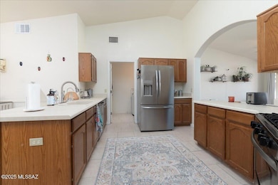 Kitchen into laundry
