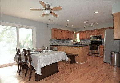 Kitchen and dining area