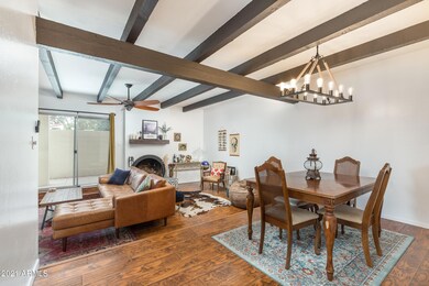 View from dining to living room