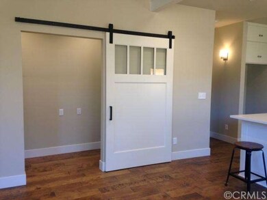 Pocket office with barn door