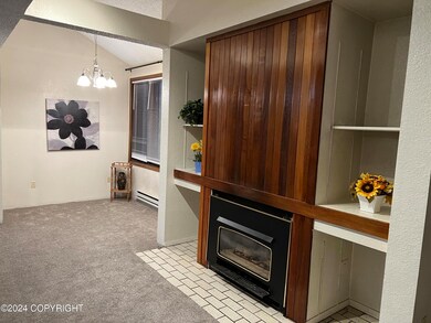 Fireplace is gas heater
