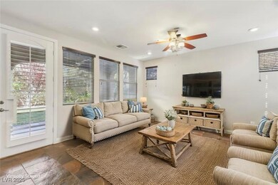 Family Room virtually staged to show furniture pla