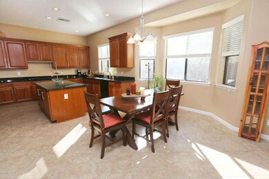 LIght and bright kitchen/dining area
