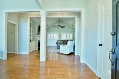 Welcoming entry foyer