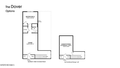 Dover Floorplan 2nd Floor Options