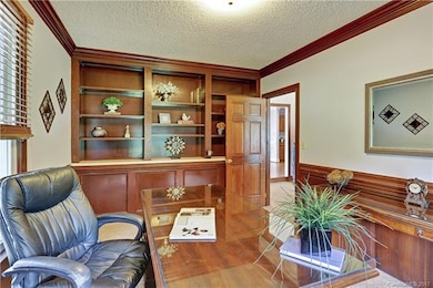 Office with built in. Comes with desk and credenza