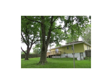 Beautiful trees in fenced in back yard - lots of p