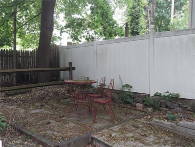 Rear fenced in yard