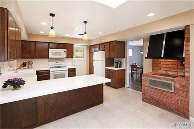 The country kitchen is perfect for a large family 