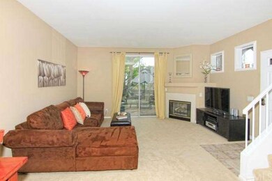 Spacious Living room with neutral paint and cozy f