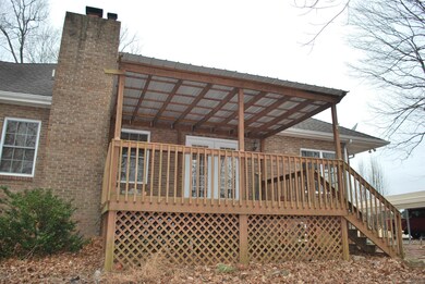 Back Covered Deck right off the dining room