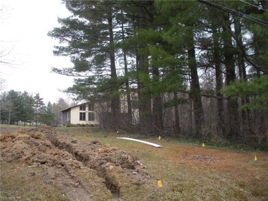 New septic being installed. Tank is in back of hom