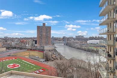 View of city with a water view