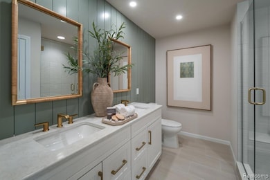 Primary Bathroom Dual Vanities