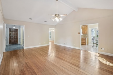 Love the high ceiling and the bamboo floors.