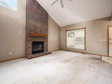 Brick Fireplace