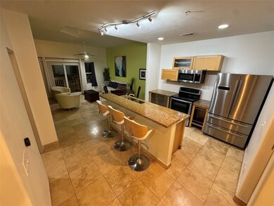 Open floor plan. Enjoy an informal meal or drinks